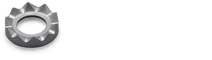 Non-Sterile Flat Tooth Washer, Diameter 13 mm, Article 209.001