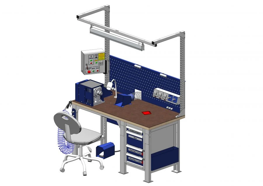 محطة عمل لحّام سلاحي سيت آر إم إس - 01 أودك ست (بدون رأس تشطيب)