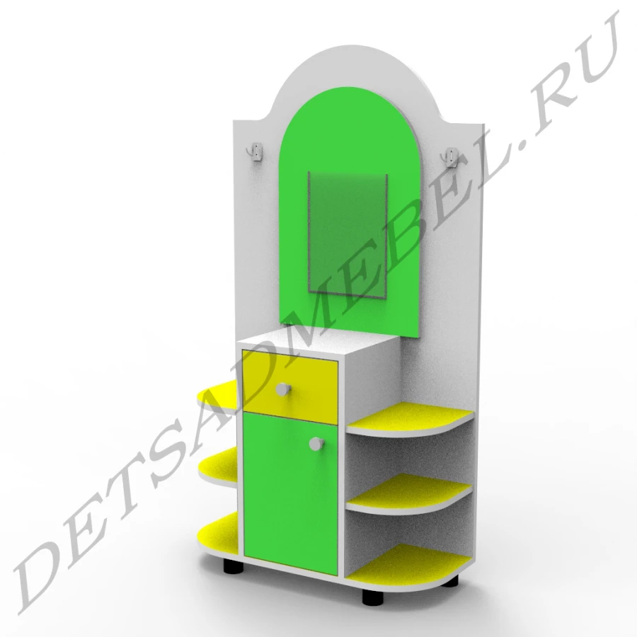 Duty Corner Stand with Overhead Panel