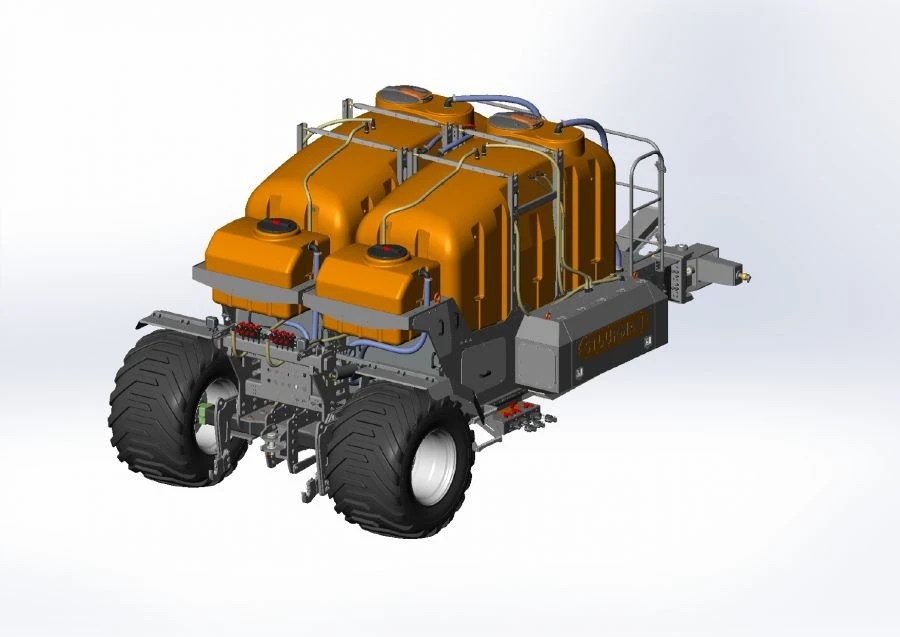جهاز متنقل لتطبيق الأسمدة السائلة STUURMAN RONDO 6000PAS