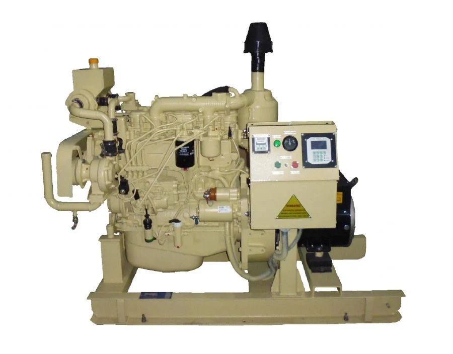 Marine Auxiliary Diesel Generator with Two-Circuit Cooling System DG1A16/1500 M4