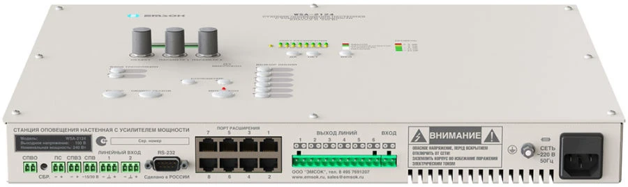 محطة الإشعار الجدارية إيمسوك WSA 2124
