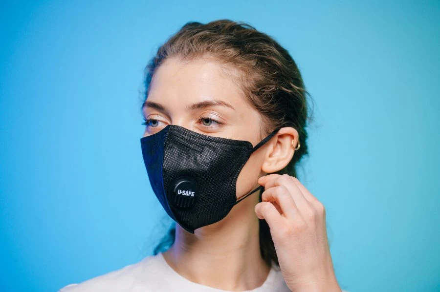 قناع تنفس U-SAFE® FFP2 NR D لحماية الجهاز التنفسي من الهباء