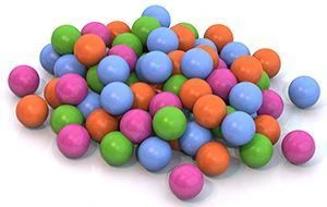 Inflatable Balls Set 6 cm (100 pcs per pack)