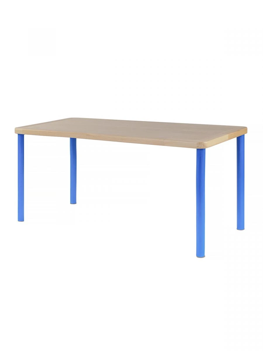 Rectangular two-seater children's table 520 / blue