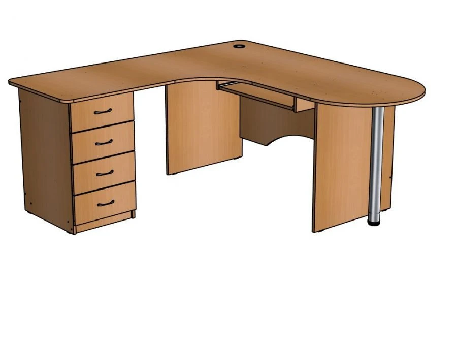 مكتب الكمبيوتر الزاوي رقم 3 / C30