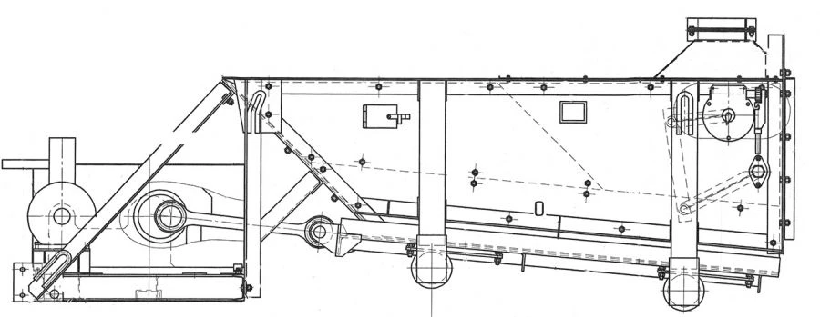 المغذي الاهتزازي لتزويد المواد السائبة بشكل موحد حتى 1.2 طن/م3 PC-1.2-10