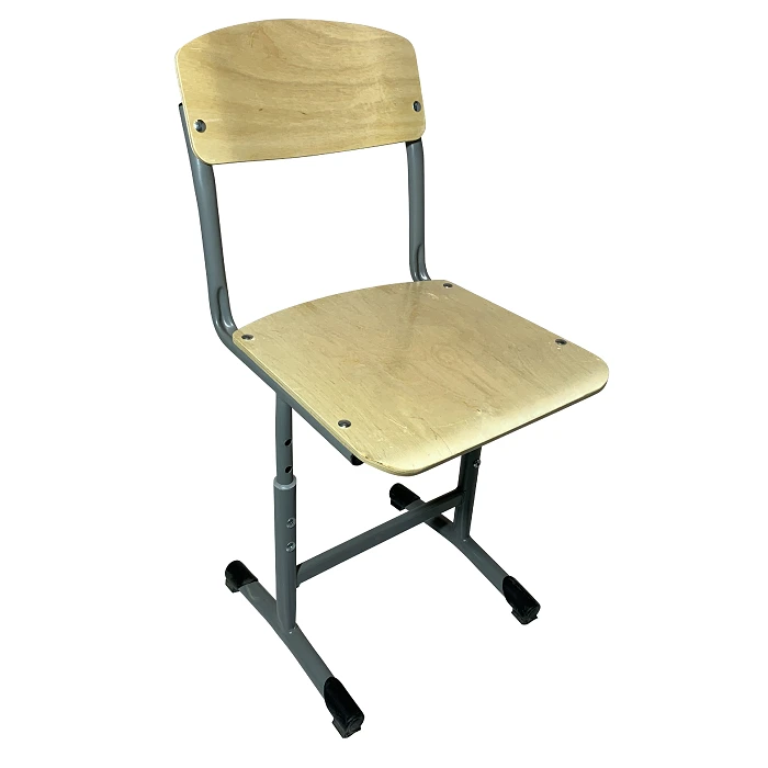 Adjustable School Chair on Round Tube for Grades 3-7