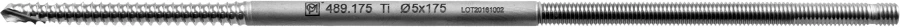 Schanz Rods, 5.0 mm, Repositioning, Cortical Thread, Art. 490.225