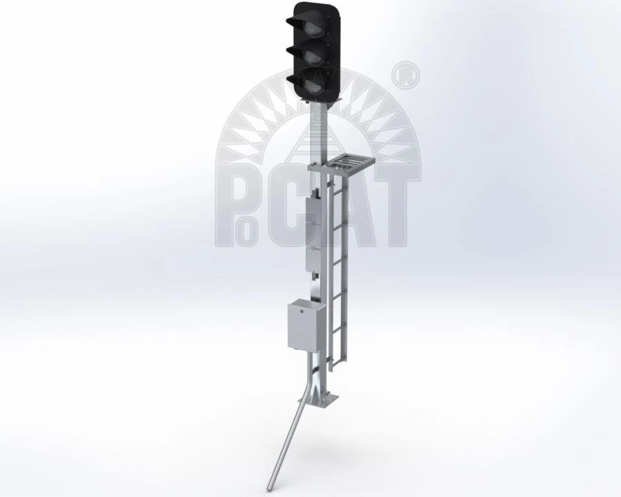 Metro Type Overhead Traffic Lights with LED Optical Systems