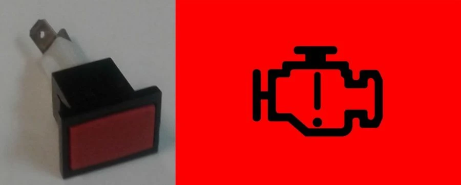 Indicator Lamp for Engine Fault Signaling 2212.3803-91