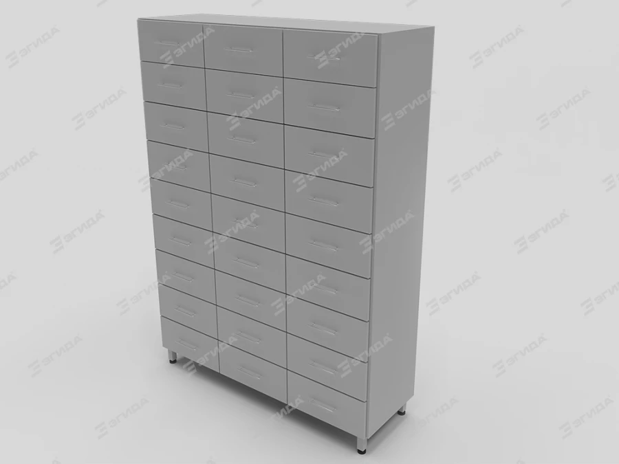 خزانة مختبرية من سلسلة SHL (مع أدراج)