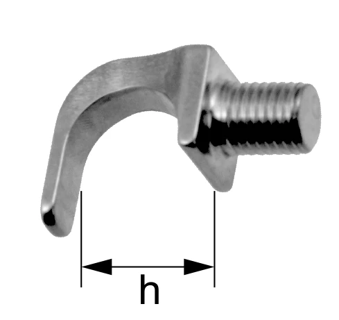 خطاف قذالي لتثبيت العمود الفقري، رقم 846.201S
