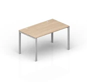 Office Desk with Metal Supports