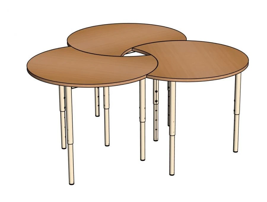 Drop-Shaped Table for Preschool Activities - SD36