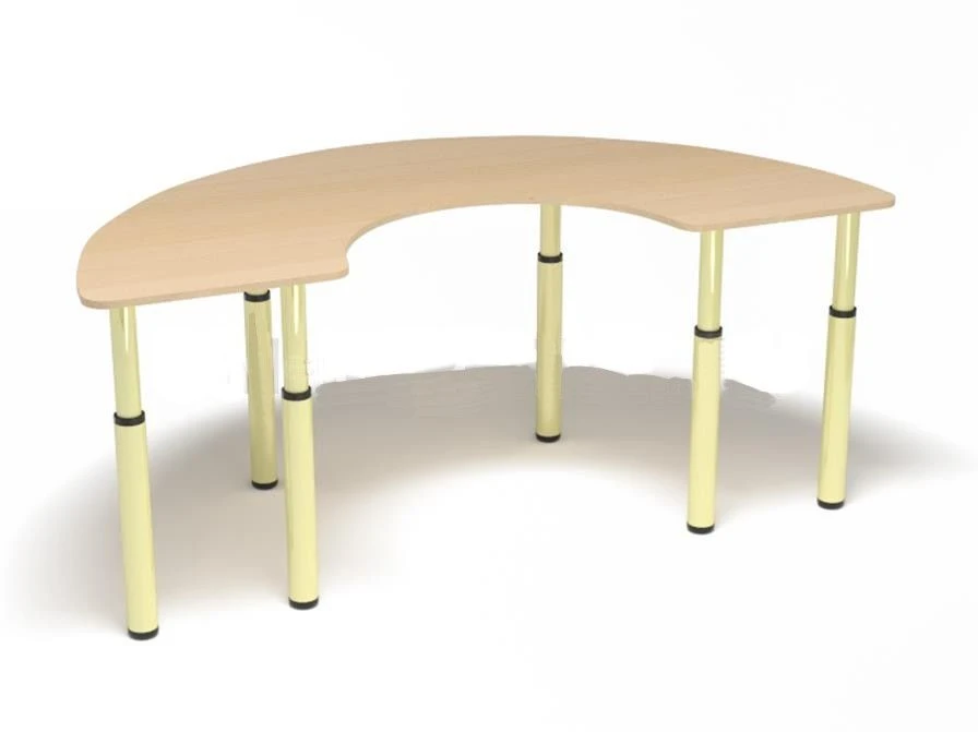 Adjustable Children's Table "Horseshoe" Model: СтДПМ