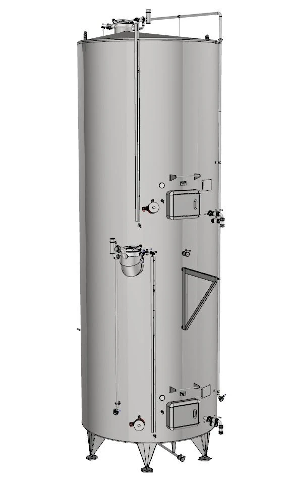 Vertical Two-Section Tank 5000 liters (2500 liters x 2 units)