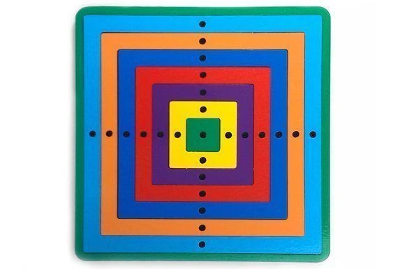 Rainbow Web Game (Square)