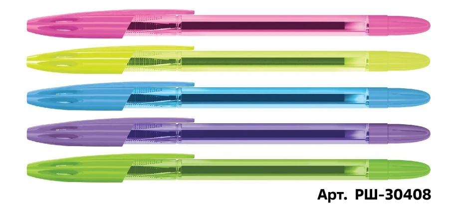 قلم حبر جاف ستم "555" أزرق، 0.7 مم، مزيج نيون