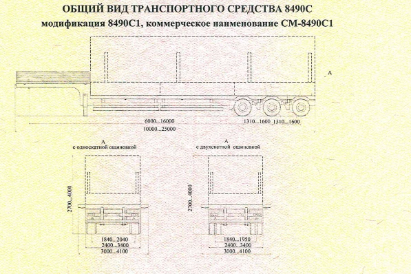 Platform Semi-Trailer Modification 8490C1