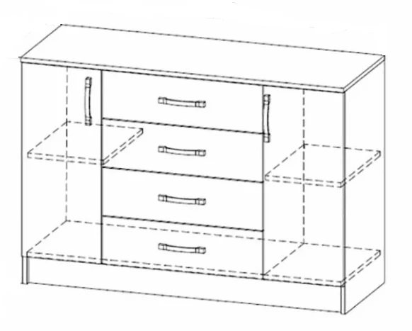 خزانة تخزين متعددة الاستخدامات RL 04/10