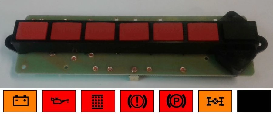 Control Lamp Block for Vehicle Signalization 2312.3803-40
