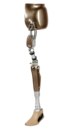 طرف صناعي قابل للتعديل مع تحكم ميكرومعالج لفصل الورك