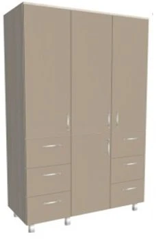 Three-Section Medical Cabinet KSSHm 3-04