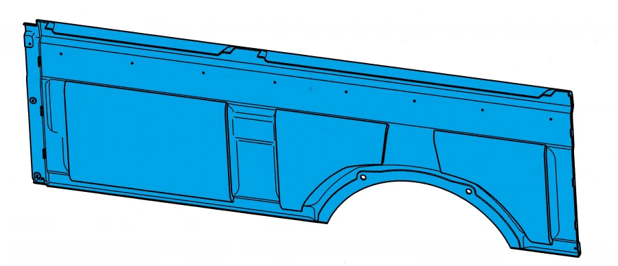 Left Middle Side Upholstery for A65R52-5402083