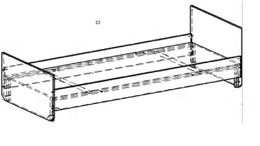 Metal Frame MDF Bed with PVC Coating TV-BKMK-5.12.01-01