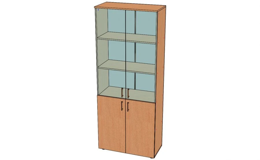Document Cabinet with Glass Doors, Model SHD-3