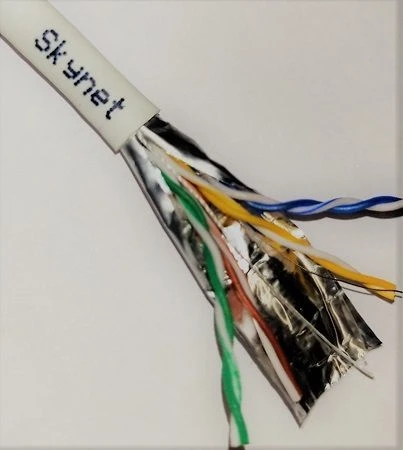 كابل Skynet Premium FTP فئة 5e 4x2x0.51 Cu