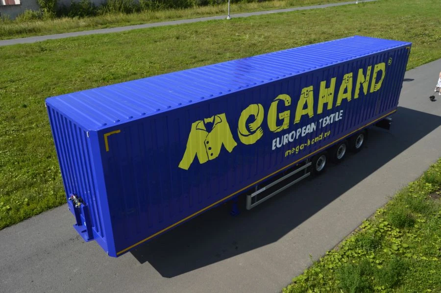 مقطورة شحن مغلقة ثلاثية المحاور BSA-453