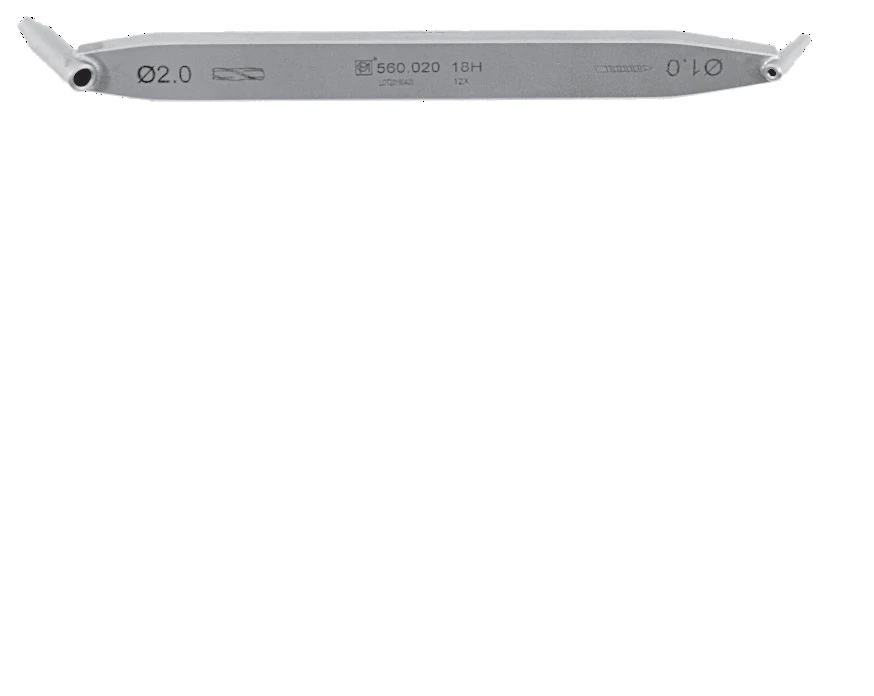 Combined Guide 2.0/1.0 mm, Article 560.020