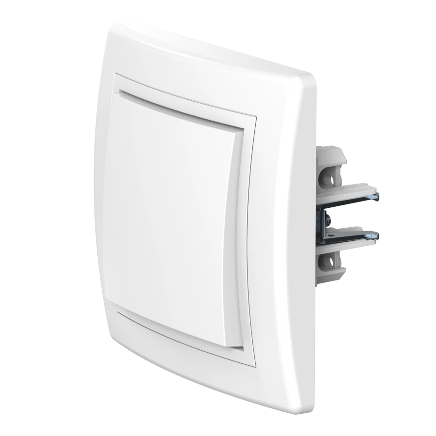 Caduceus Aling Prestige Single-Pole Switch 10A, 250V~ - White, Art. 605.000
