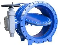 صمام قرصي ZPD DN400 PN16 مع معدات التركيب