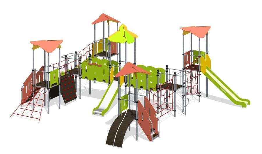 Children's Play Complex for Thematic Games and Physical Development - Romana 101.65.00