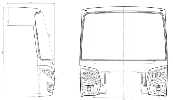 Complete Front Panel 4238-50-5301300