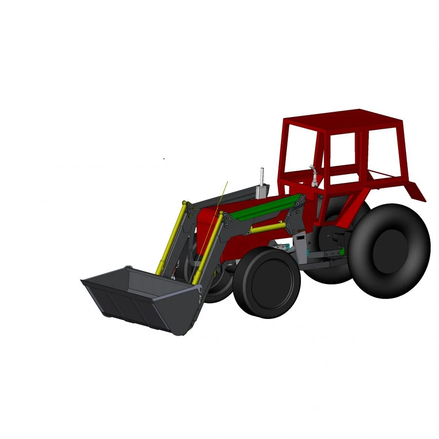 Universal mounted loaders, model KUN(TURS)-1500 modification KUN(TURS)-1500-0-1221