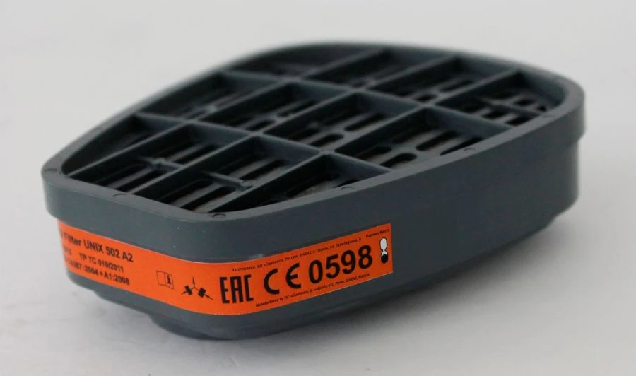 UNIX 502 A2 Gas Filters for Respirators and Gas Masks