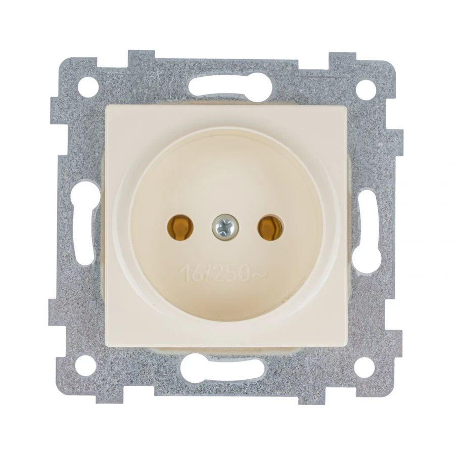Axiom Single Socket Mechanism for Concealed Installation RS16-452 "Ivory