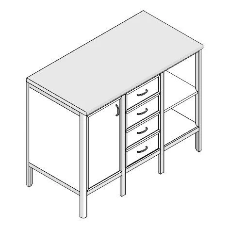 خزانة مواد ثابتة MA-21