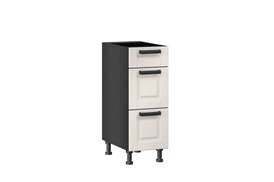 Mocha LD.274170.000 Front set for kitchen cabinet 300 with 3 drawers (5) (Cashmere )