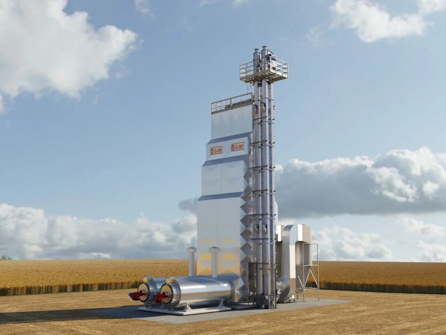 Modular Grain Dryer "C" S-50 Standard for Indirect Heating
