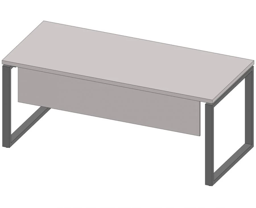 Writing Desk Type II with Metal Supports