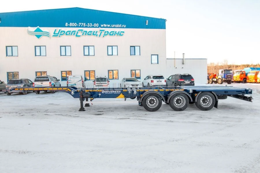 Semi-trailer container carrier UST 946518-A1-01, 946518-A1-02, 946518-A1-03, 946518-A1-04, 946518-A2-01, 946518-A2-02, 946518-A2