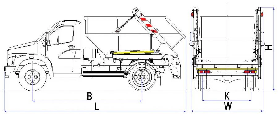 Waste Collection Truck MK-1561-03