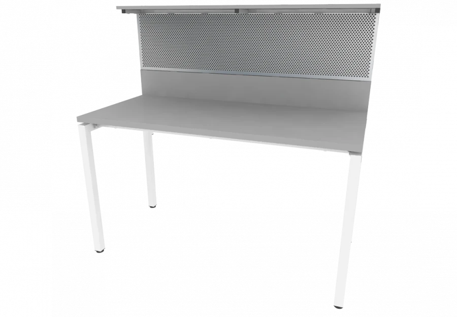 Perforated Work Table with Adjustable Legs 1300x620x750-1250mm