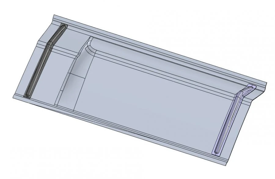 لوحة سقف خلفية يمين للمركبات 5299231-5702050-50