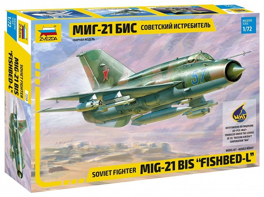 Mig-21BIS Aircraft Model Kit for Creative Learning